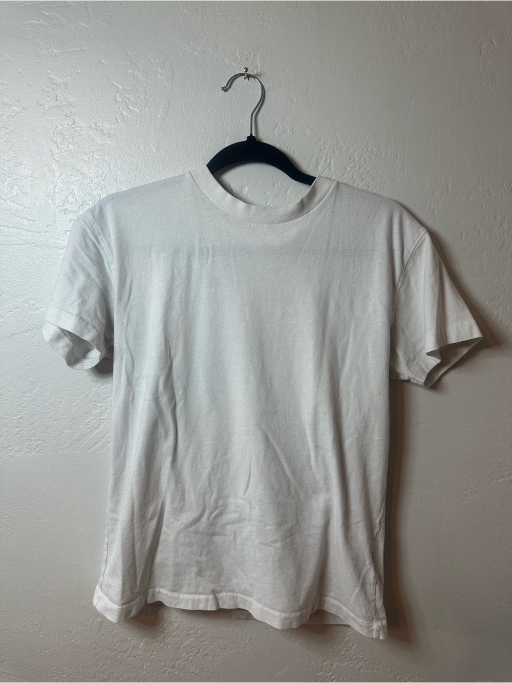 Classic White Crew Neck T‑Shirt - Men